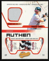 Chipper Jones 2003 Fleer Authentix Game Game-Worn Jersey #CJ at PristineAuction.com