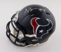 Nico Collins Signed Texans Speed Mini Helmet (JSA) at PristineAuction.com