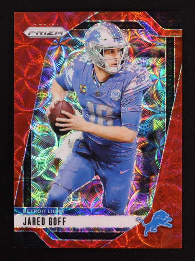 Jared Goff 2024 Panini Prizm Prizms Choice Red #92 #17/20