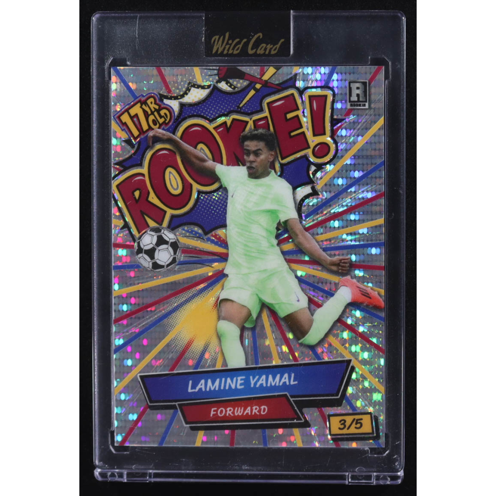 Lamine Yamal 2024 Wild Card Rookie! #ACRB-LY3 RC #3/5 at PristineAuction.com