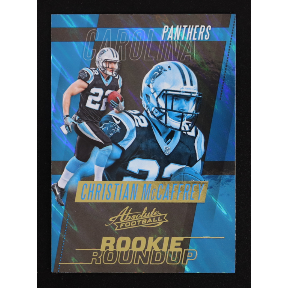 Christian McCaffrey 2017 Absolute Rookie Roundup #34 RC at PristineAuction.com