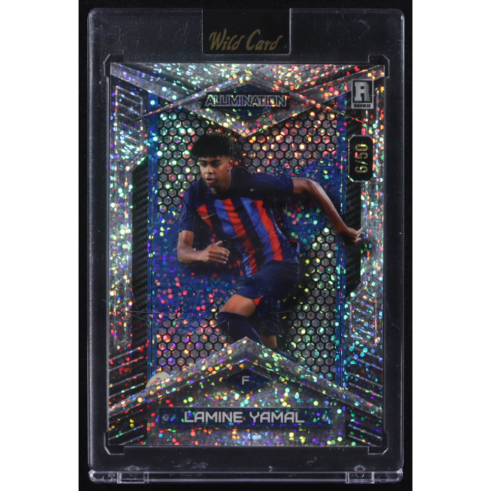 Lamine Yamal 2024 Wild Card Alumination #ABC-LY8 RC #6/50 at PristineAuction.com