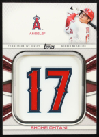 Shohei Ohtani 2022 Topps Commemorative Player Jersey Number Medallions #JNMSO at PristineAuction.com