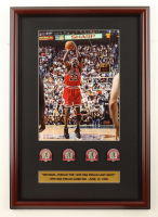 Michael Jordan Bulls Custom Framed Photo Display at PristineAuction.com