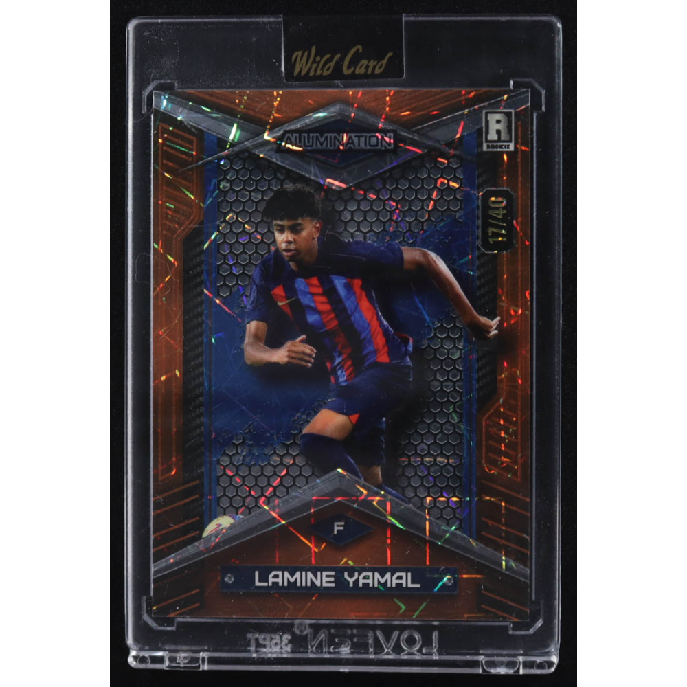 Lamine Yamal 2024 Wild Card Alumination #ABC-LY8 RC #17/40 at PristineAuction.com