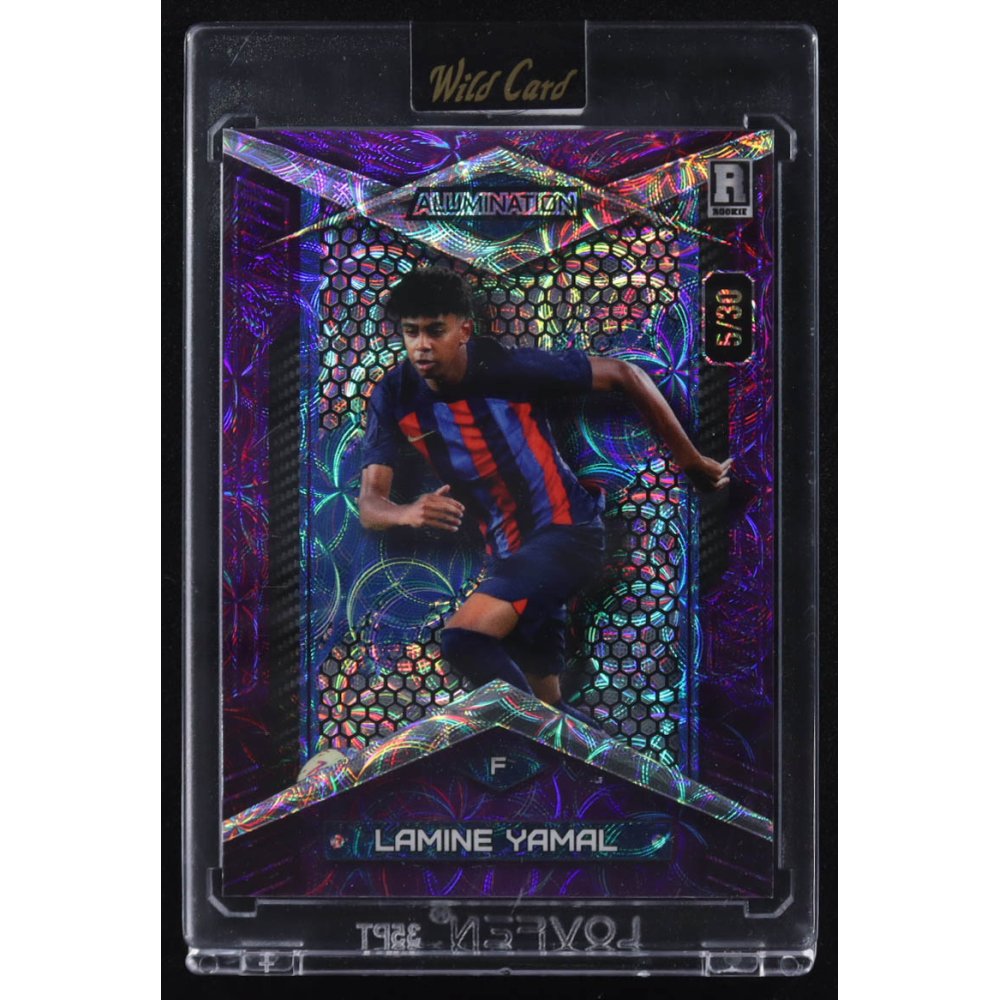 Lamine Yamal 2024 Wild Card Alumination #ABC-LY8 RC #5/30 at PristineAuction.com