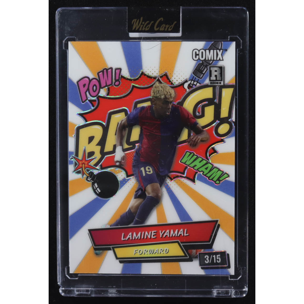 Lamine Yamal 2024 Wild Card Comix #ACBG-LY02 RC #3/15 at PristineAuction.com