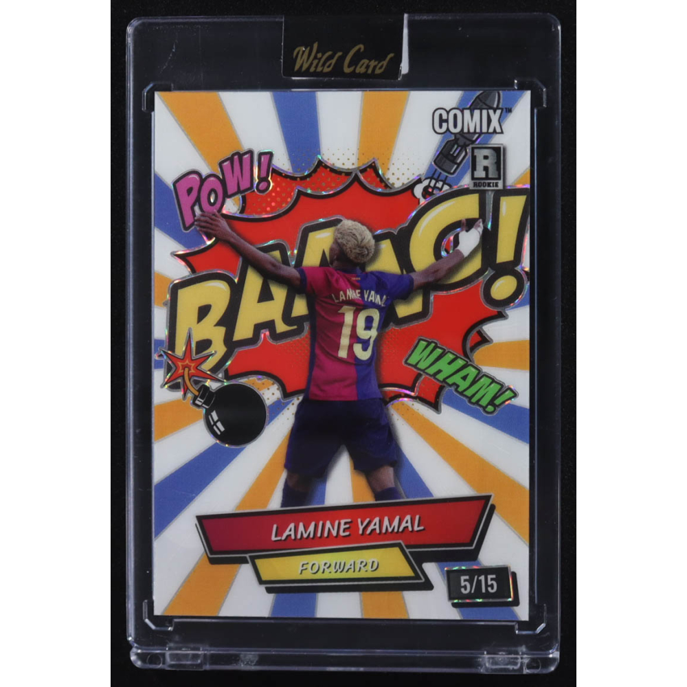 Lamine Yamal 2024 Wild Card Comix #ACBG-LY05 RC #5/15 at PristineAuction.com