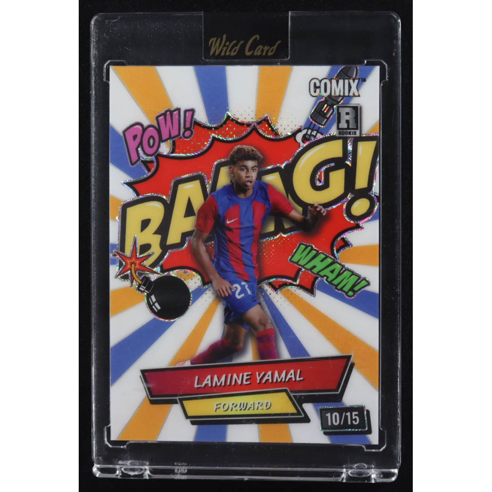 Lamine Yamal 2024 Wild Card Comix #ACBG-LY12 RC #10/15 at PristineAuction.com