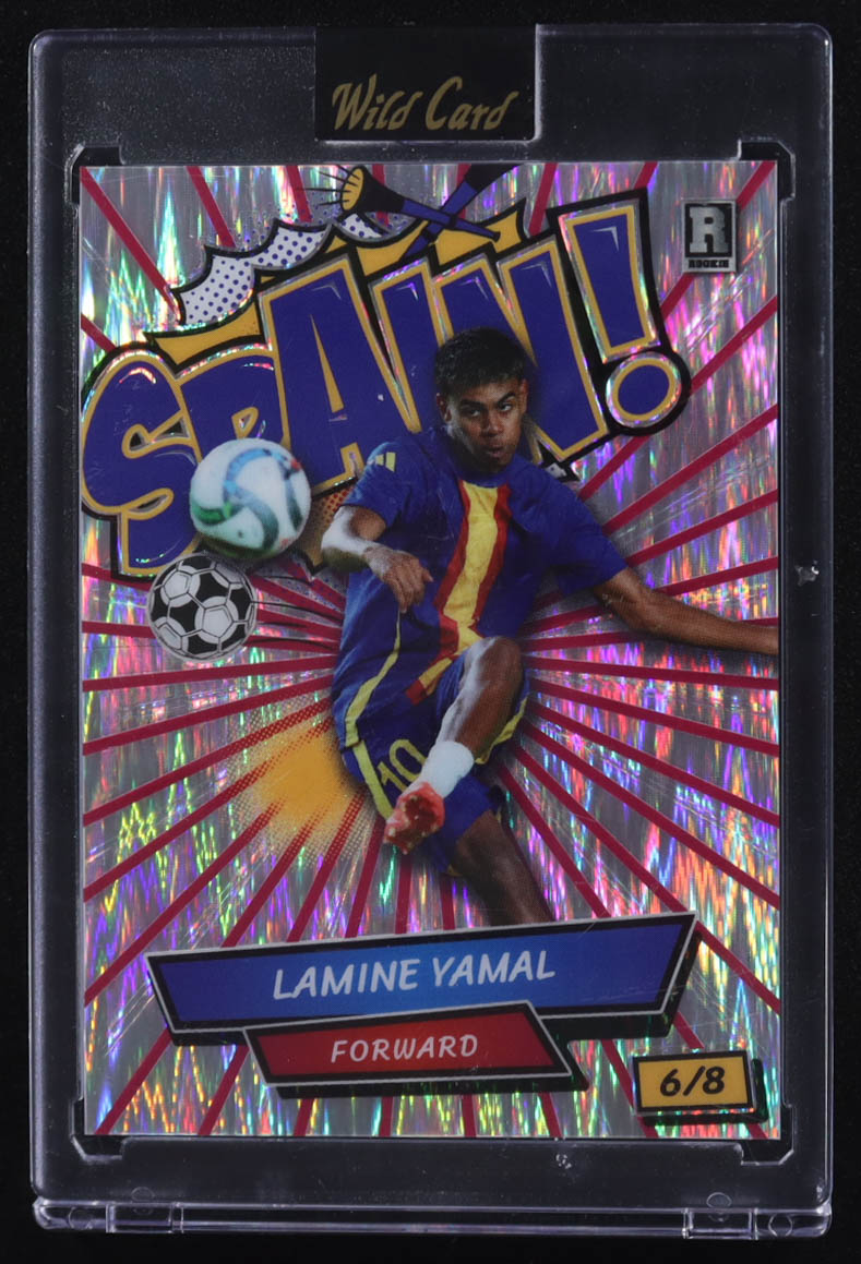 Lamine Yamal 2024 Wild Card Spain! Comix #ACSG-LY4 RC #6/8 at PristineAuction.com Lamine Yamal 2024 Wild Card Spain! Comix #ACSG-LY4 RC #6/8 at PristineAuction.com