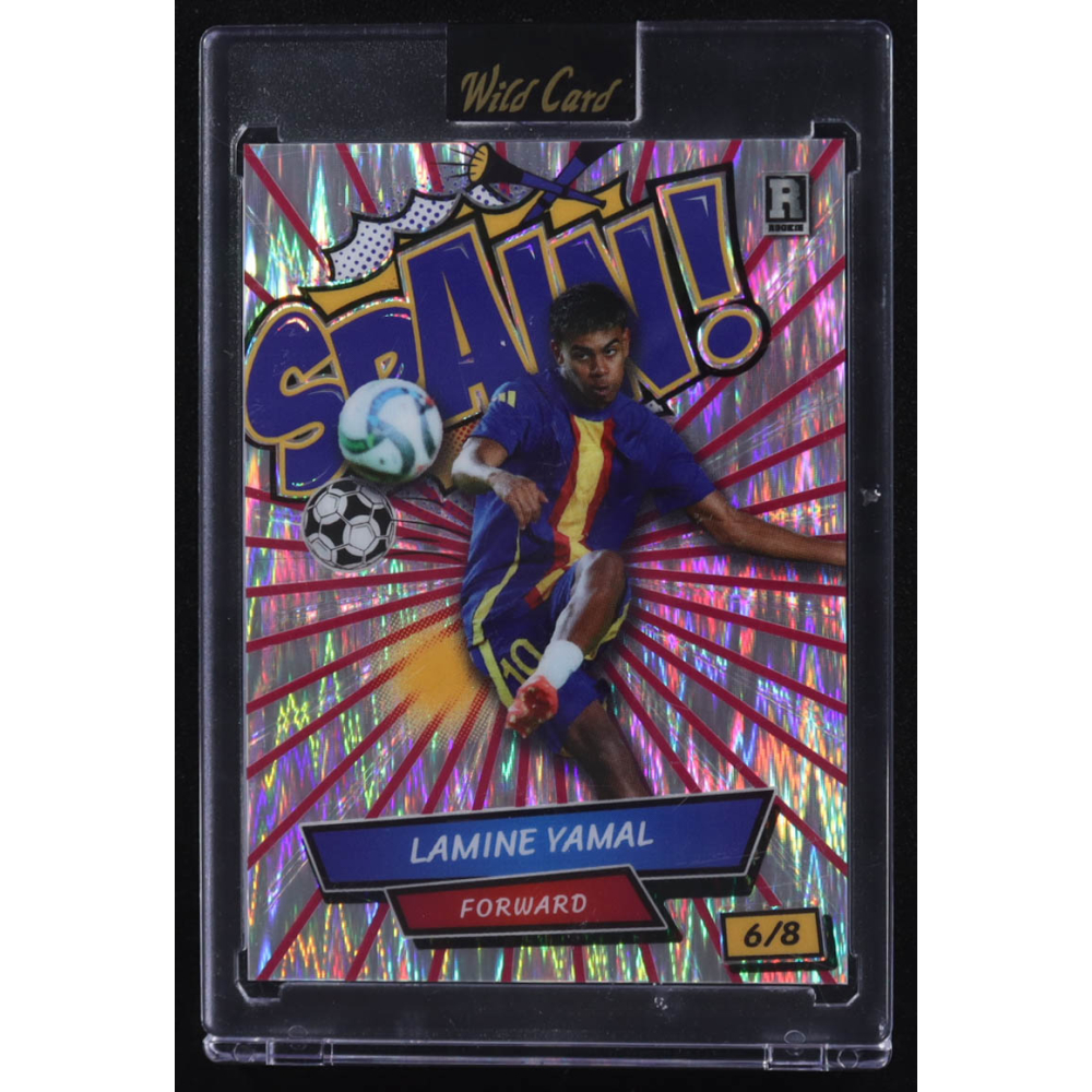 Lamine Yamal 2024 Wild Card Spain! Comix #ACSG-LY4 RC #6/8 at PristineAuction.com