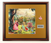 "Sleeping Beauty" by Thomas Kinkade Custom Framed Art Print Display at PristineAuction.com