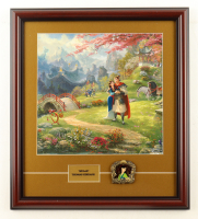 "Mulan" by Thomas Kinkade Custom Framed Art Print Display at PristineAuction.com