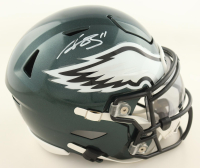 A.J. Brown Signed Eagles Mid-Size Speedflex Helmet (Beckett) at PristineAuction.com