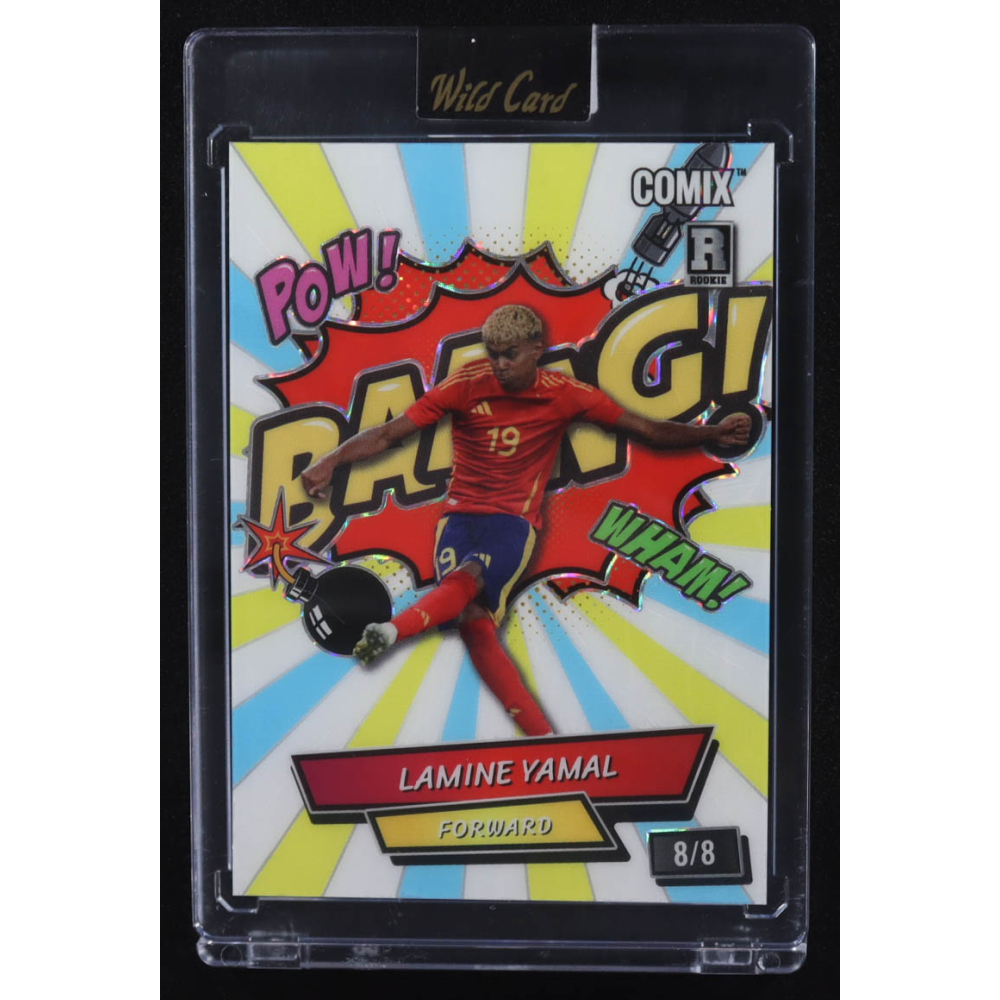 Lamine Yamal 2024 Wild Card Comix #ACBG-LY07 RC #8/8 at PristineAuction.com