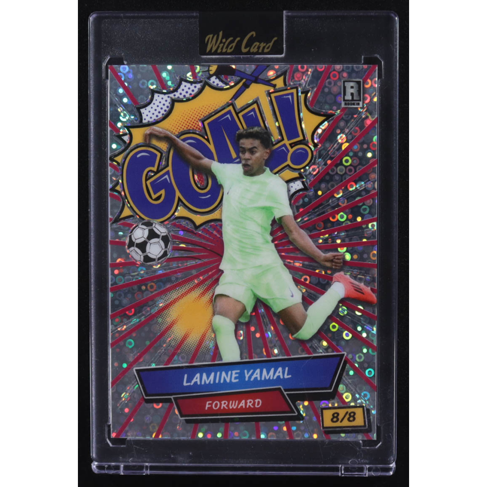 Lamine Yamal 2024 Wild Card Goal! #ACGG-LY3 RC #8/8 at PristineAuction.com