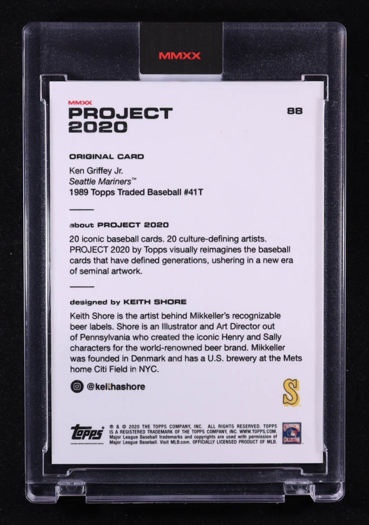Ken Griffey Jr. 2020 Topps Project 2020 #88 Keith Shore at PristineAuction.com Ken Griffey Jr. 2020 Topps Project 2020 #88 Keith Shore at PristineAuction.com