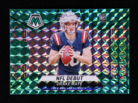 Drake Maye 2024 Panini Mosaic Mosaic Green #273 DEB RC at PristineAuction.com