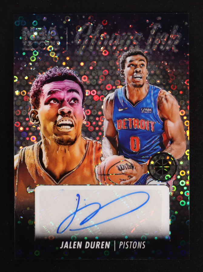 Jalen Duren 2023-24 Hoops Premium Stock Hoops Ink Disco #19 at PristineAuction.com Jalen Duren 2023-24 Hoops Premium Stock Hoops Ink Disco #19 at PristineAuction.com