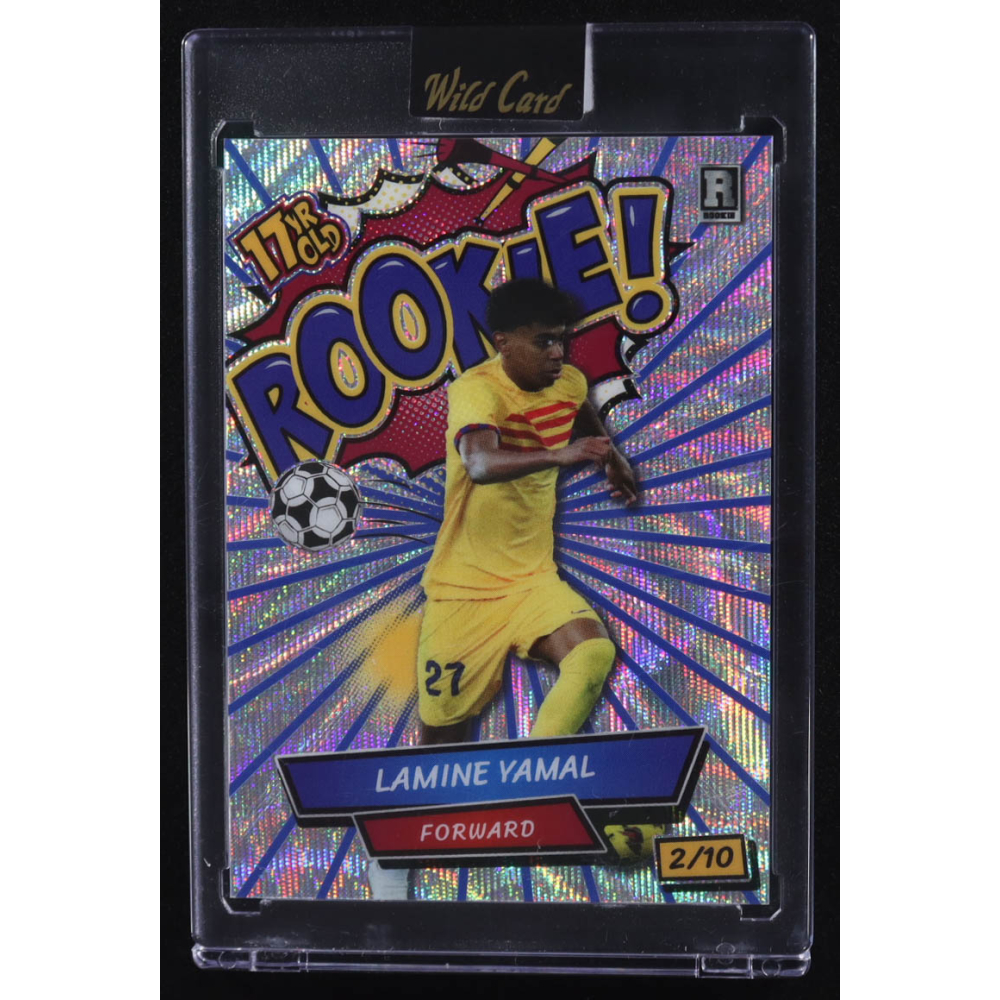 Lamine Yamal 2024 Wild Card Rookie! #ACRR-LY2 RC #2/10 at PristineAuction.com