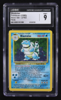 Blastoise 1999 Pokemon Base Unlimited #2 Holo (CGC 9) at PristineAuction.com