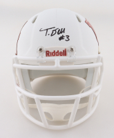 Tank Dell Signed Houston Cougars Alternate Speed Mini Helmet (JSA) at PristineAuction.com