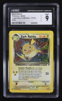 Dark Raichu 2002 Pokemon Legendary Collection #7 Holo (CGC 9) at PristineAuction.com