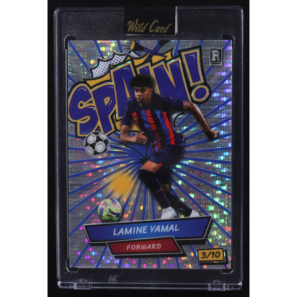 Lamine Yamal 2024 Wild Card Spain! #ACSG-LY5 RC #3/10 at PristineAuction.com