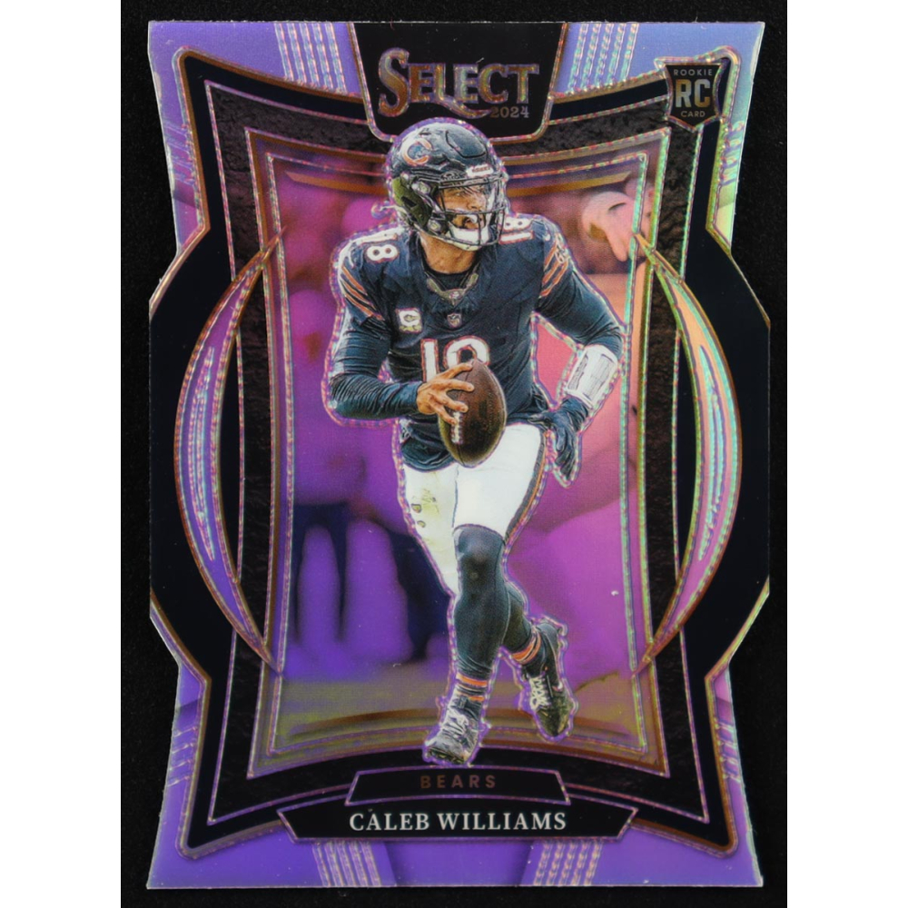 Caleb Williams 2024 Select Prizm Silver Die Cut #25 RC at PristineAuction.com