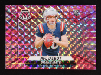 Drake Maye 2024 Panini Mosaic Mosaic Camo Pink #273 DEB RC at PristineAuction.com