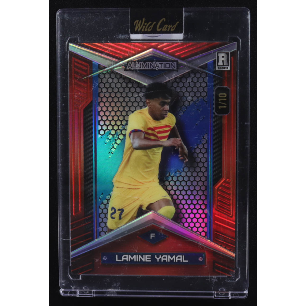 Lamine Yamal 2024 Wild Card Alumination #ABC-LY9 RC #1/10 at PristineAuction.com