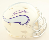 Jordan Addison Signed Vikings Alternate Speed Mini Helmet (Beckett) at PristineAuction.com