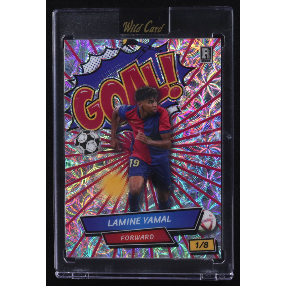 Lamine Yamal 2024 Wild Card Goal! #ACGB-LY1 RC #1/8 at PristineAuction.com