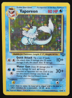 Vaporeon 1999 Pokemon Jungle Unlimited #12 Holo at PristineAuction.com