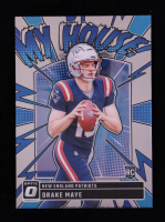 Drake Maye 2024 Donruss Optic My House! #8 RC at PristineAuction.com
