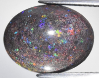 5.14 Carats Natural Black Opal Loose at PristineAuction.com
