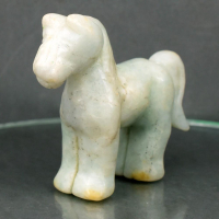 173.30 Carats Natural Jade Horse Carving at PristineAuction.com