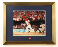Pete Rose Signed Reds Custom Framed Photo Display (Rose) at PristineAuction.com