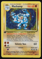 Machamp 1999 Pokemon 1st Edition Base Set #8 Holo at PristineAuction.com