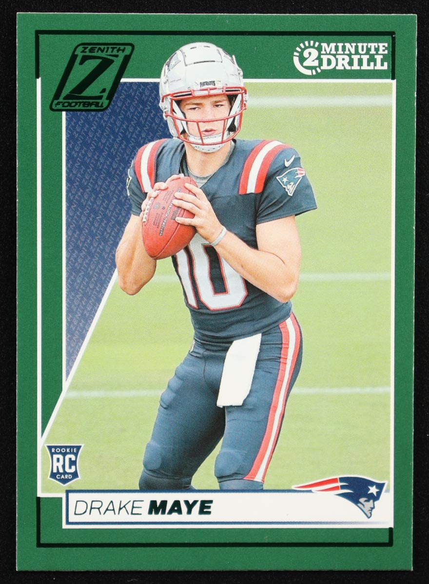 Drake Maye 2024 Zenith Two Minute Drill #129 RC at PristineAuction.com Drake Maye 2024 Zenith Two Minute Drill #129 RC at PristineAuction.com