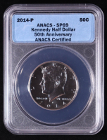 2014-P Kennedy Half Dollar 50th Anniversary Edition (ANACS SP69) at PristineAuction.com