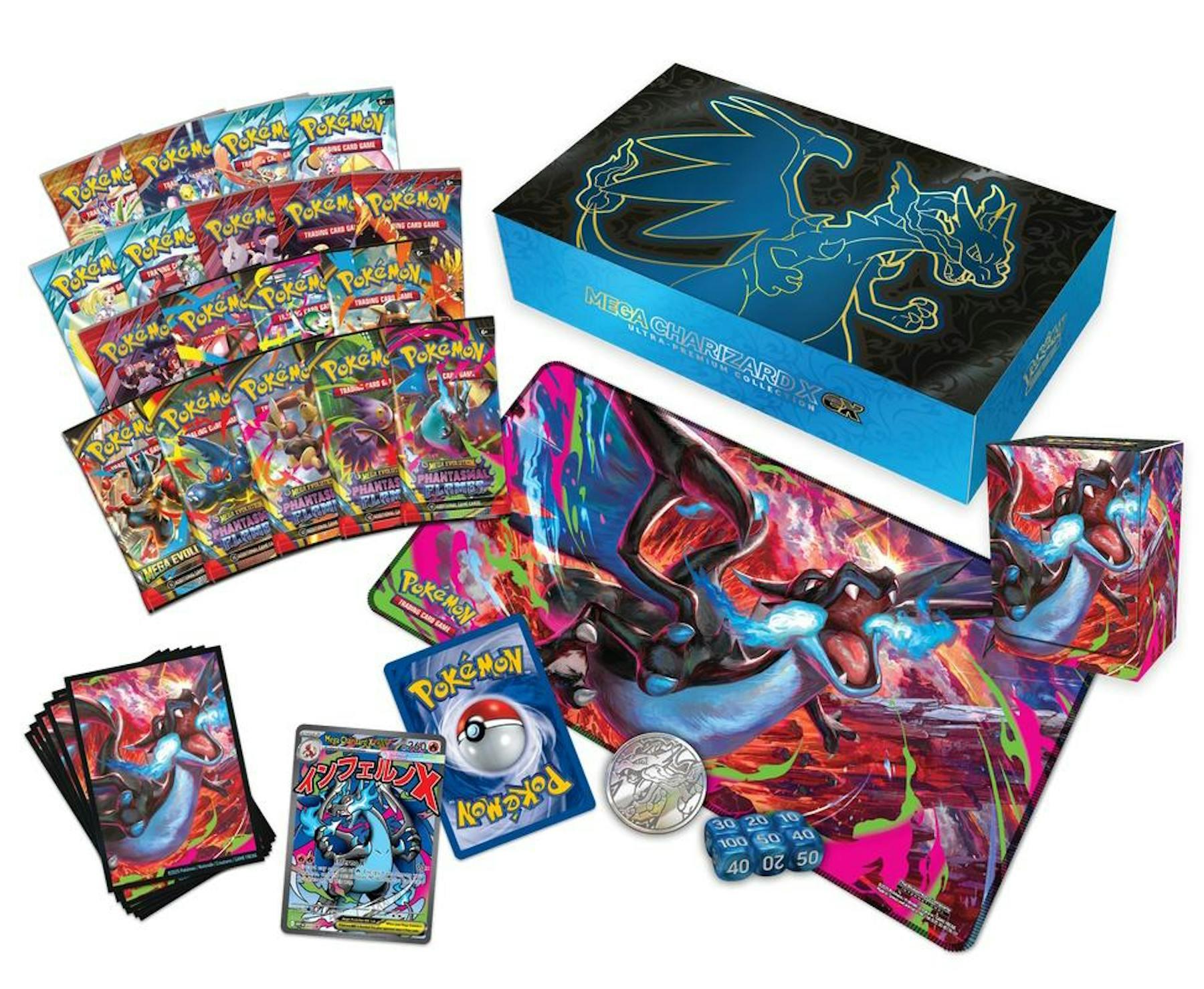 Pokemon Mega Charizard X ex Ultra Premium Collection Box at PristineAuction.com Pokemon Mega Charizard X ex Ultra Premium Collection Box at PristineAuction.com