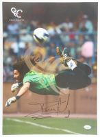 Rene Higuita Signed Colombia 13x18 Photo (JSA) at PristineAuction.com