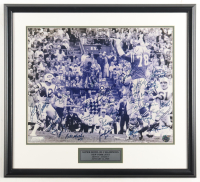 1969 World Championship New York Jets Custom Framed Photo Display Signed by (23) with Joe Namath, Gerry Philbin, Emerson Boozer, Matt Snell (Steiner) at PristineAuction.com