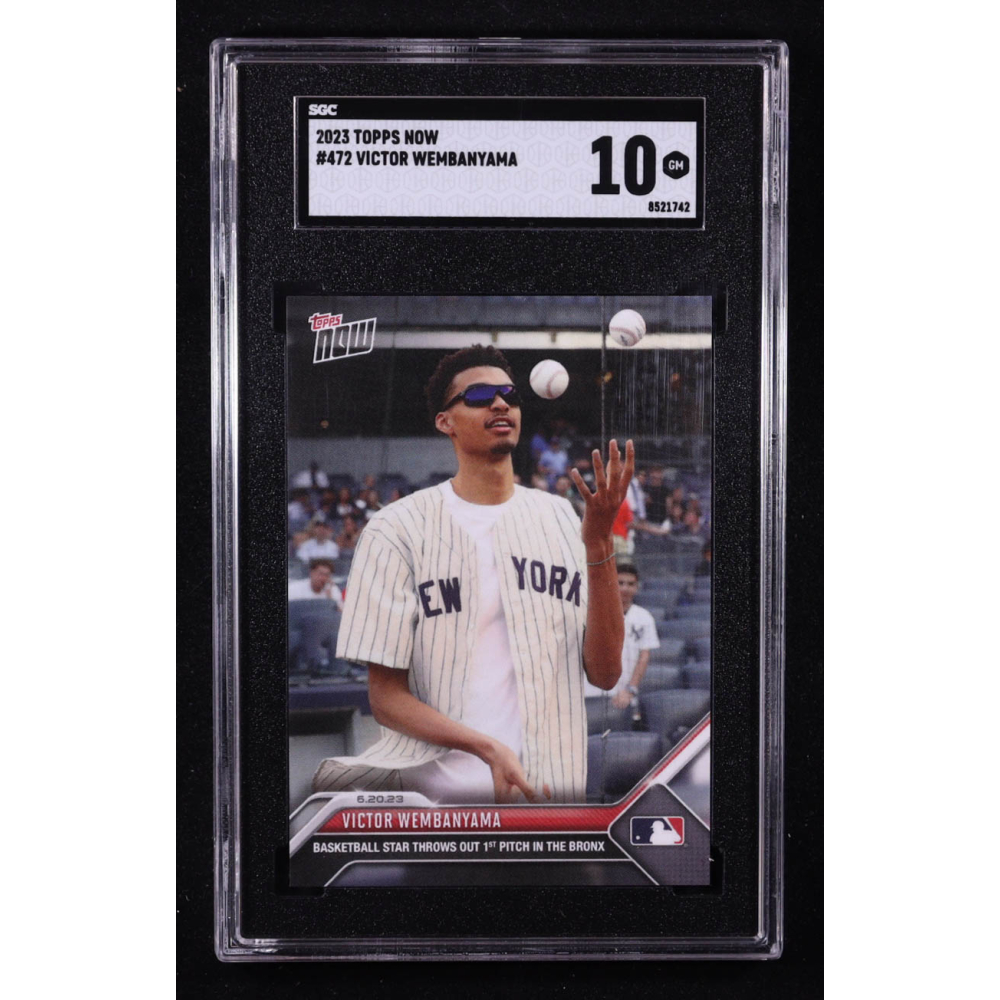 Victor Wembanyama 2023 Topps Now #472 (SGC 10) at PristineAuction.com