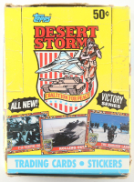 1991 Topps Desert Storm Series 1 Trading Card Box with (36) Packs at PristineAuction.com