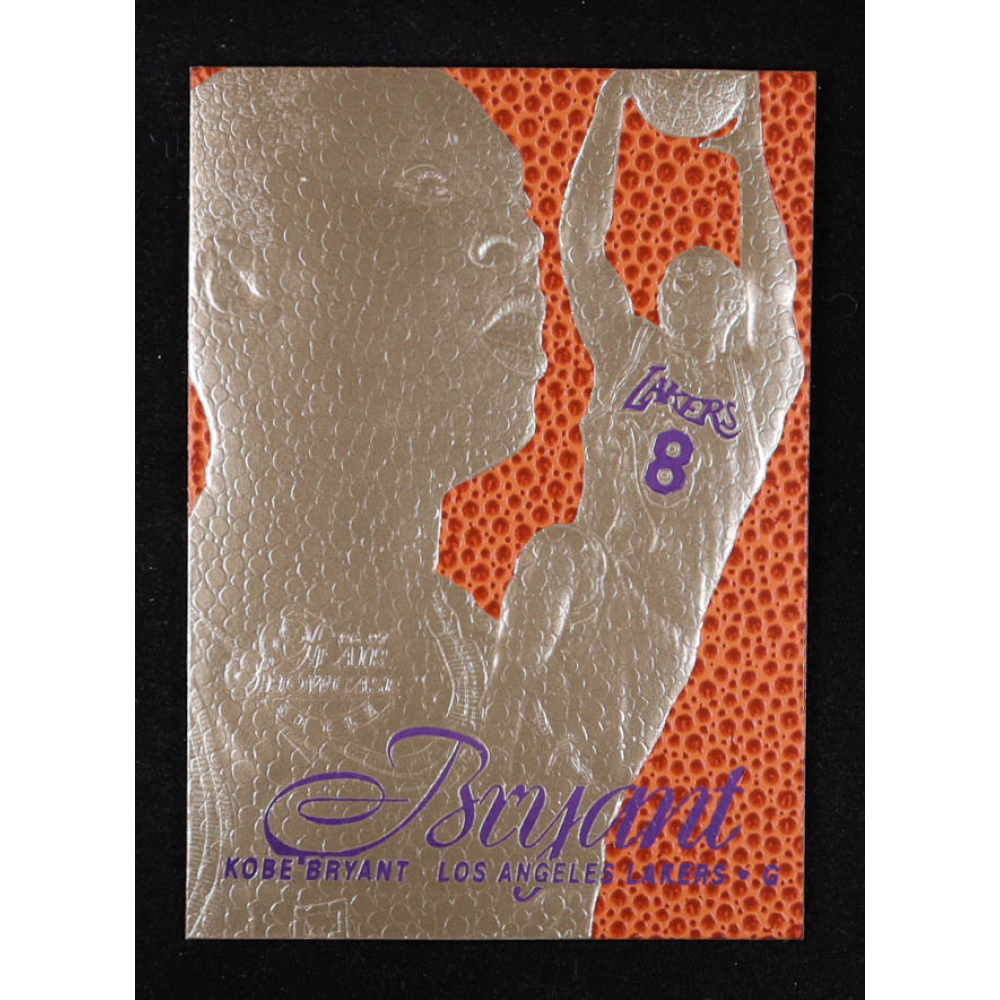 Kobe Bryant 1996-97 Fleer Flair Showcase Legacy Feel the Game Purple 23KT Gold RC at PristineAuction.com