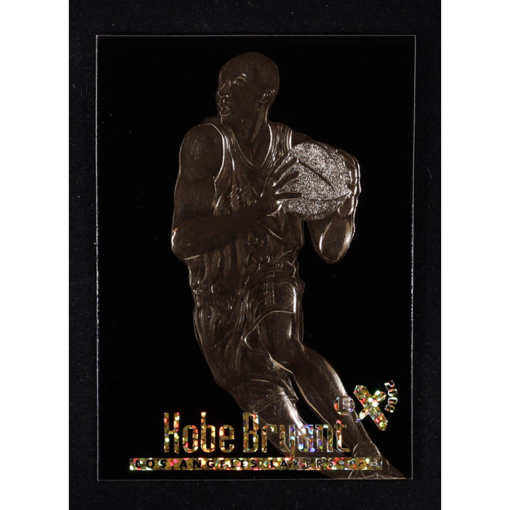 Kobe Bryant 1996-97 Skybox EX-2000 Black 23KT Gold RC at PristineAuction.com