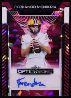 Fernando Mendoza 2025 Leaf Optichrome Autographs Pink Crystal #BAFM1 #3/8 RC at PristineAuction.com