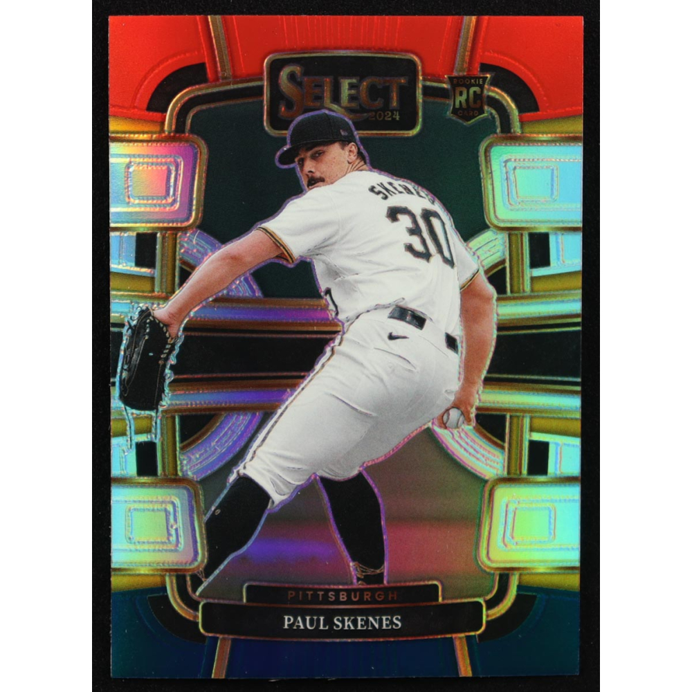 Paul Skenes 2024 Select Prizms Red and Blue #1 RC at PristineAuction.com